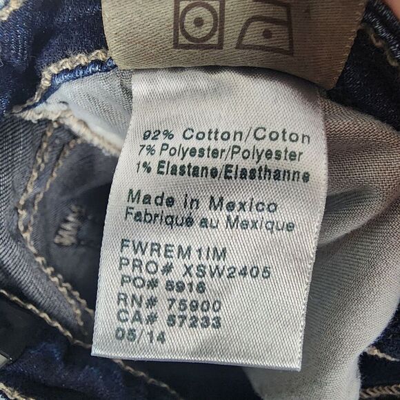 Big Star Jeans Remy Boot Low Rise Fit Western Blue Denim Womens 27L Long Y2K - Picture 7 of 7